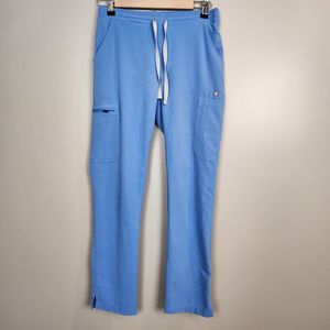 Figs Blue Yola Skinny Scrub Pants Size XS